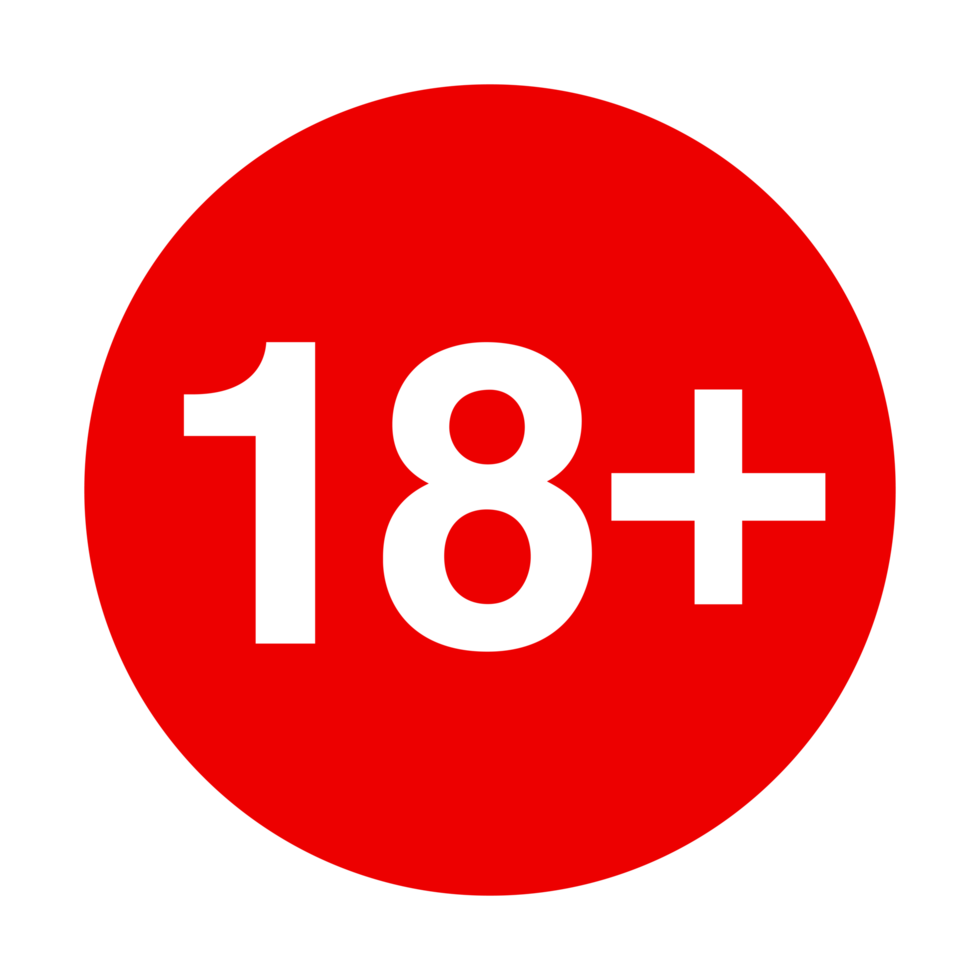 18+ icon – gambling allowed only for players over 18 years old