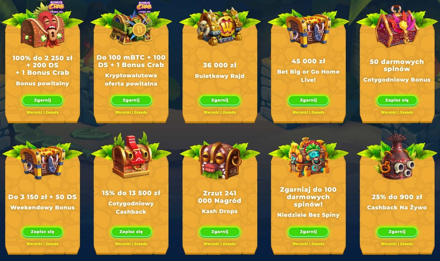 Oferty Wazamba Casino