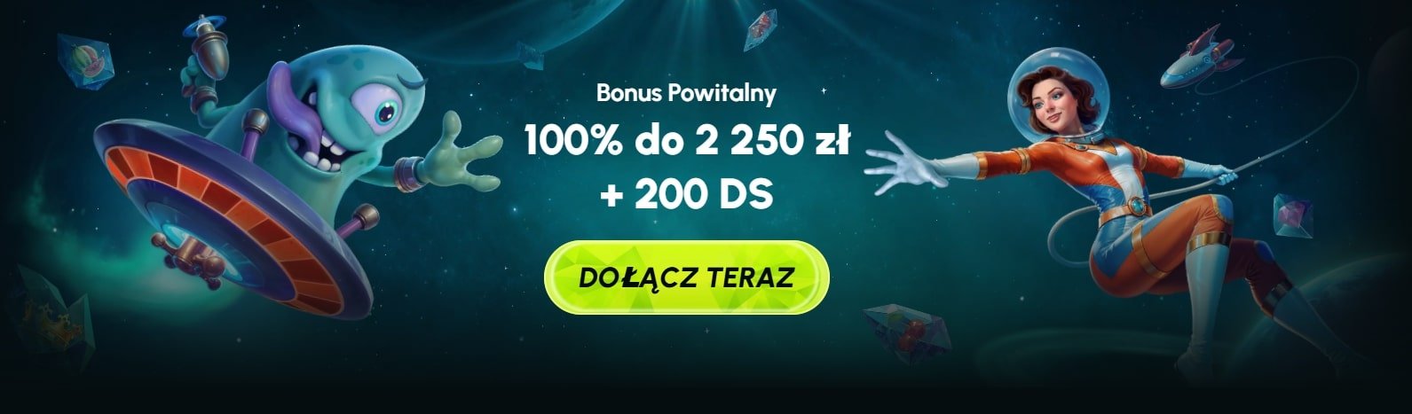 Bonus powitalny Slotexo Casino – 100% do 2 250 zł + 200 darmowych spinów