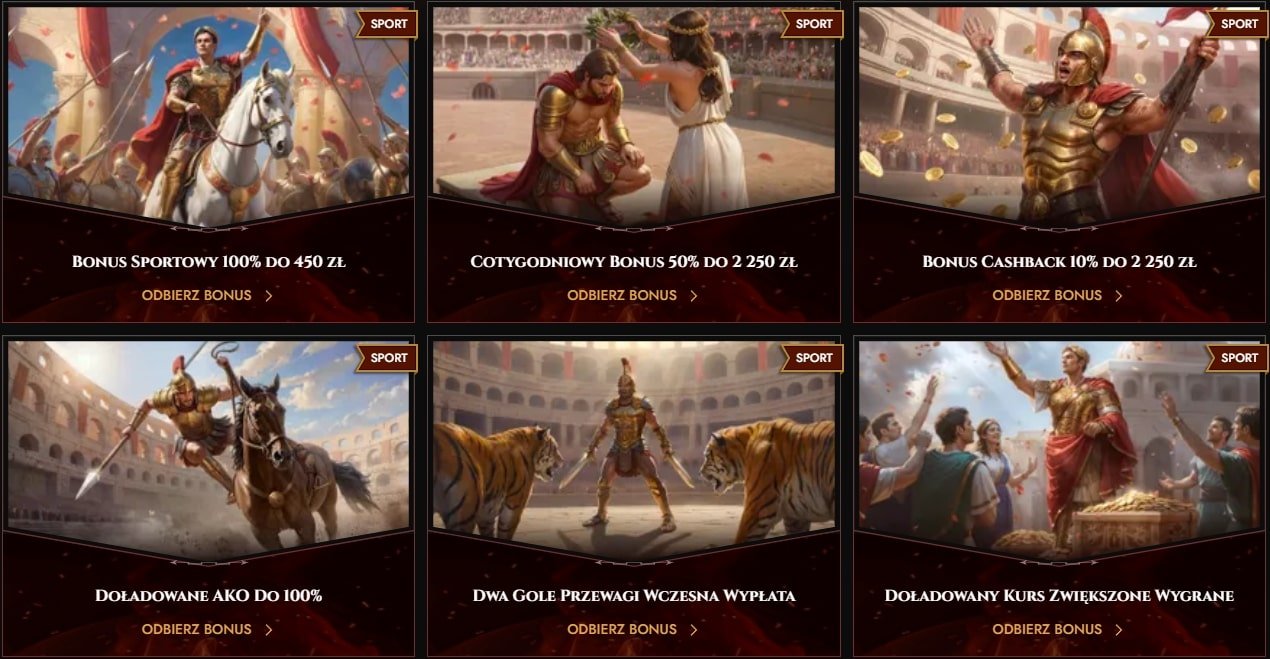 Promocje Legiano Sportsbook