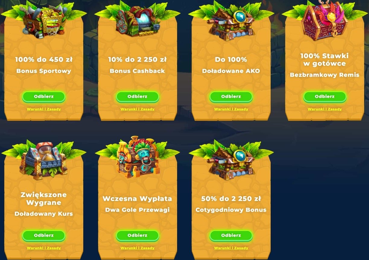 Promocje Wazamba Sportsbook