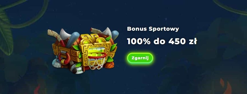 Bonus powitalny Wazamba Sportsbook – 100% do 450 zł