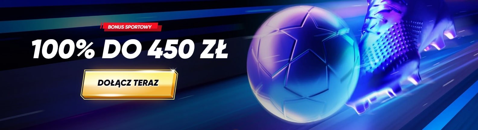 Bonus powitalny QuickWin Sportsbook – 100% do 450 zł