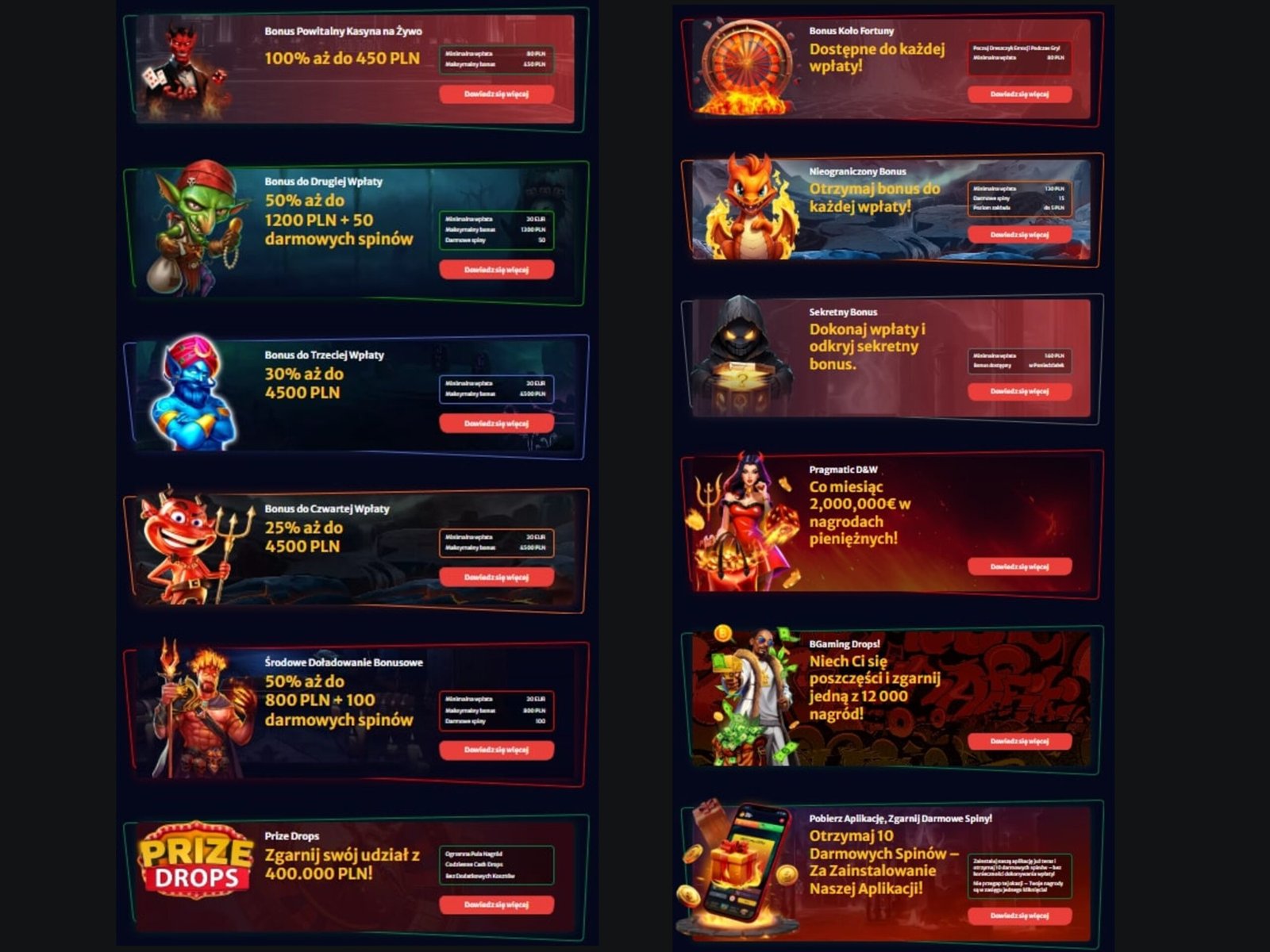 Oferty HotSpin Casino