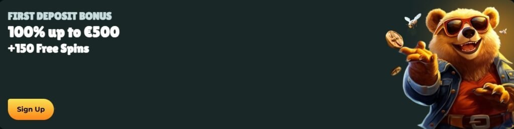 Honey Betz Casino Welcome Bonus - 100% up to €500 + 150 Free Spins