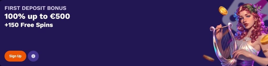 LiraSpin Casino Welcome Bonus - 100% up to €500 + 150 Free Spins