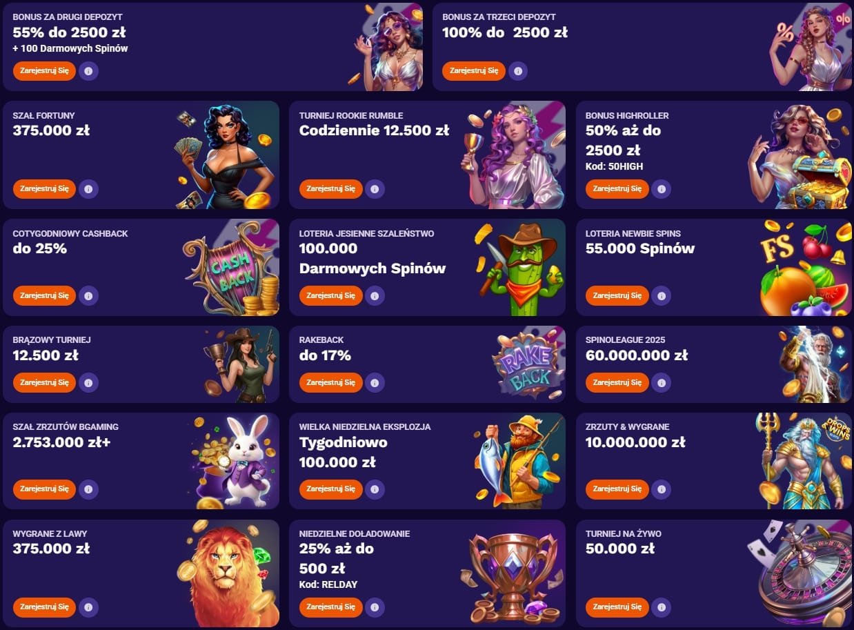 Oferty LiraSpin Casino