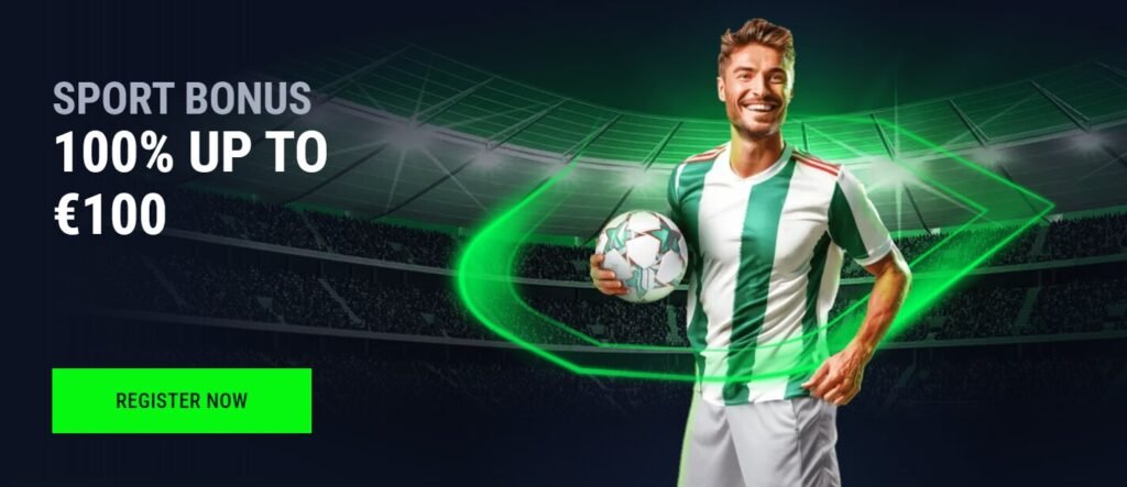 Casinado Sportsbook Welcome Bonus - 100% up to €100