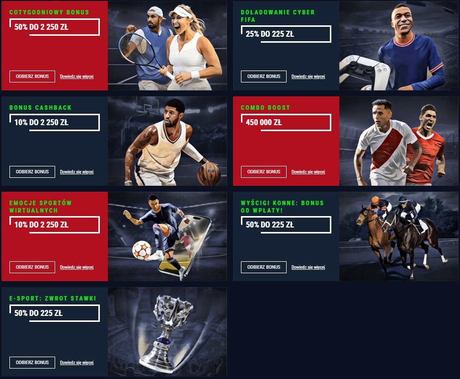 Promocje Casinado Sportsbook