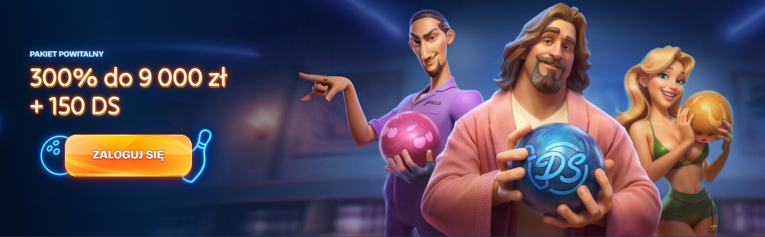 Bonus powitalny Dude Spin Casino – 100% do 4500 zł + 100 darmowych spinów