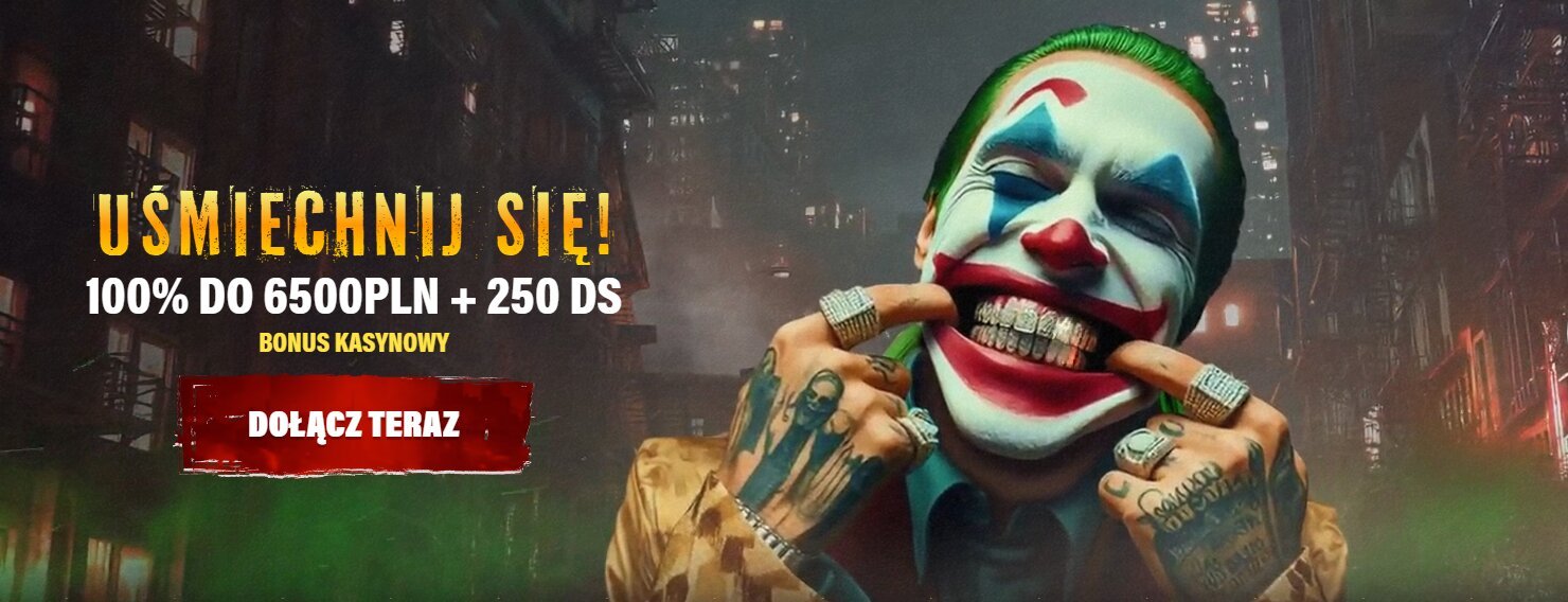 Bonus powitalny Jokery Casino – 100% do 1.500 € + 250 darmowych spinów