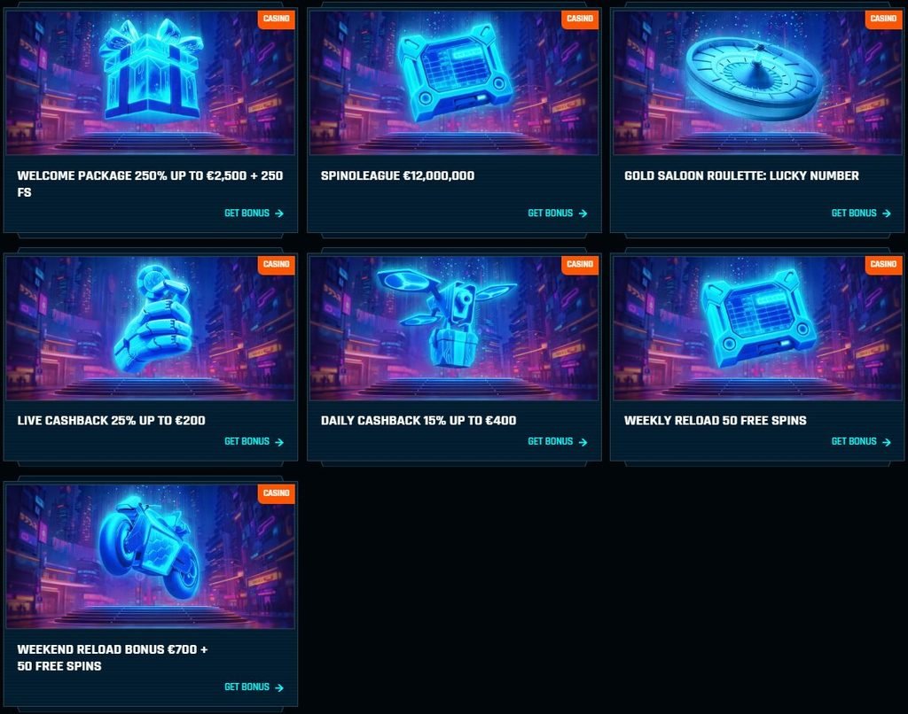 Ninlay Casino Promotions